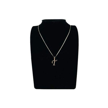 Dije Inicial Letra T Oro 14 K + Obsequio + Envio