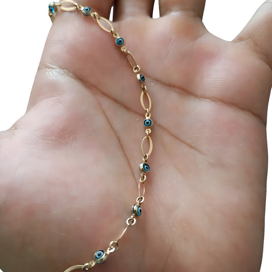 Pulsera Ojos Turcos + Diámetro 18 Cm