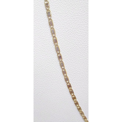 Cadena Flat  Mariner 55 Cm.  Oro  14 K. + Obsequio
