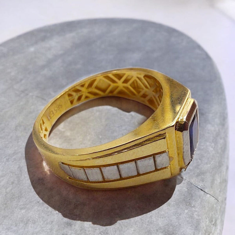 Anillo Titán Joyería M De León Oro 14k + Regalo
