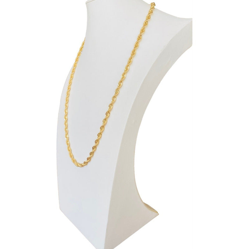 Cadena Torsal 60 Cm X 6 Mm Oro 14 K  + Obsequio