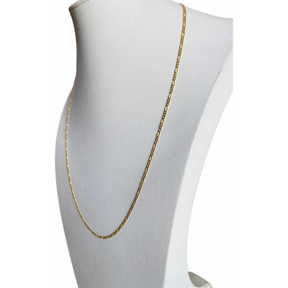 Cadena Figaro Rombos 55cm X 2 Mm Oro 14