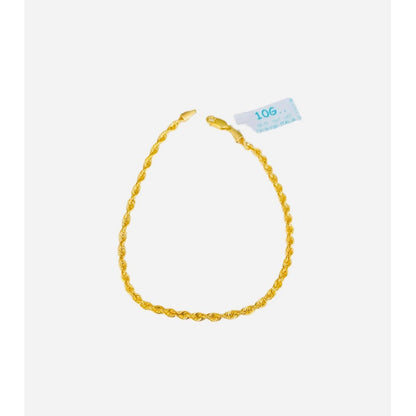 Pulsera Torsal 21 Cm Por 3 Mm Oro De 14 Kilates + Obsequio