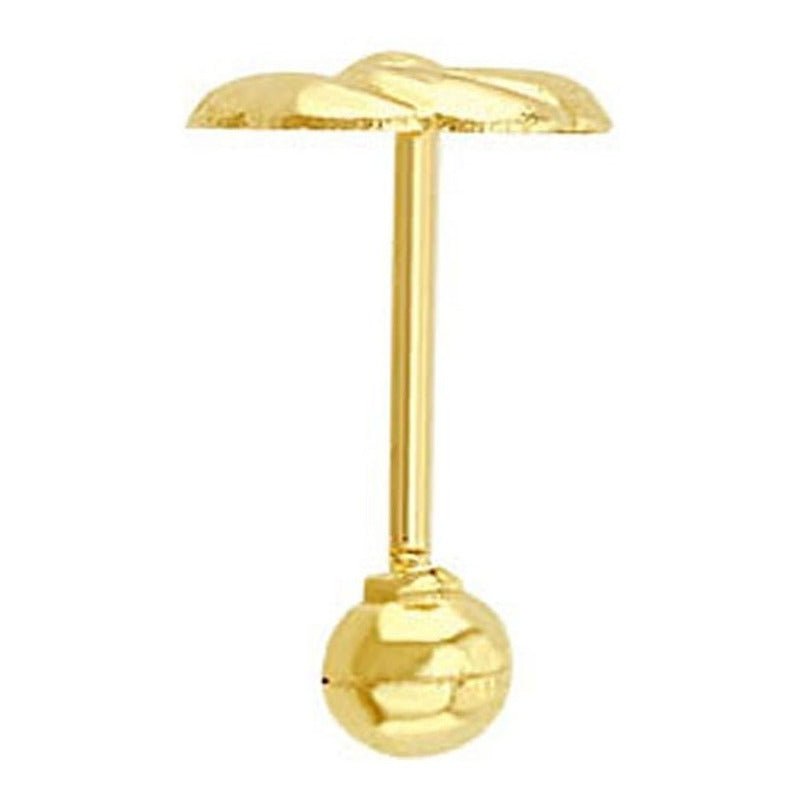 Broquel Rehilete En Oro De 10 K + Obsequio + Envío