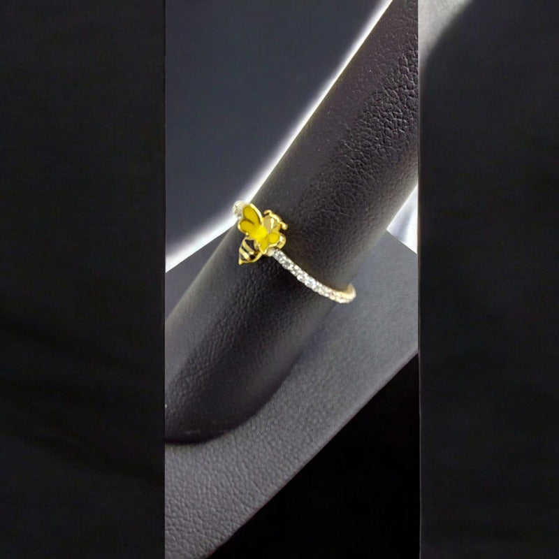 Anillo Abeja Joyería M De León Oro 14k + Regalo