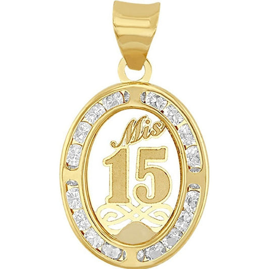 Dije Mis Xv Años Laser En Oro De 10 K + Obsequio + Envio