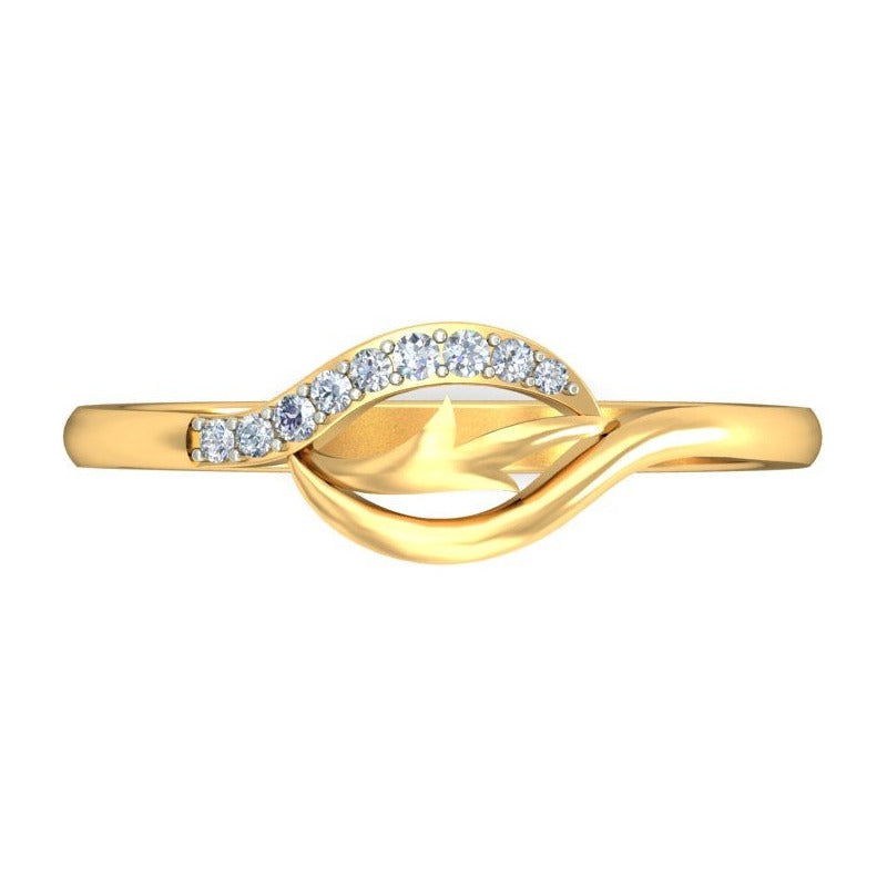 Anillo Mirada Serena Joyería M De León Oro 10k + Regalo