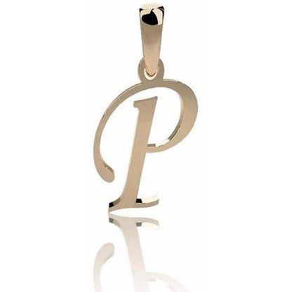 Gargantilla De Inicial Letra P Oro De 14k + Obsequio
