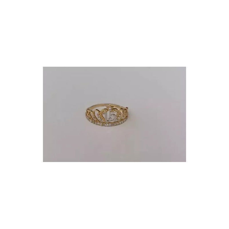 Juego Anillo Y Collar Xv Años Mariposa Oro 10 K + Obsequio