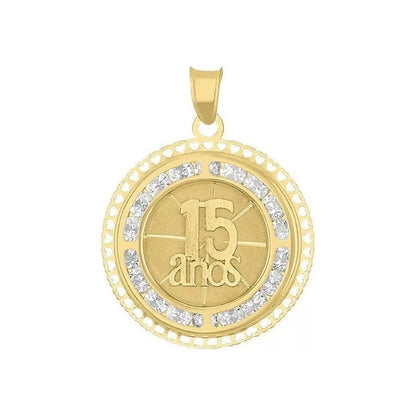 Juego Anillo Rubi Y Collar Xv Años Laser Oro 10 K + Obsequio