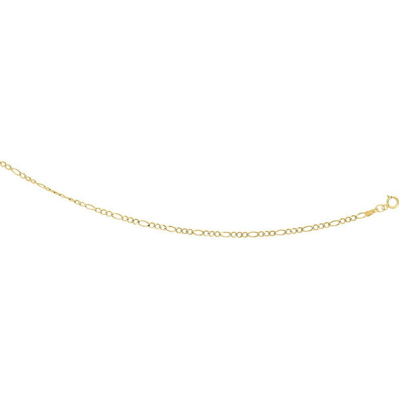 Cadena Figaro Rombos 55cm X 2 Mm Oro 14