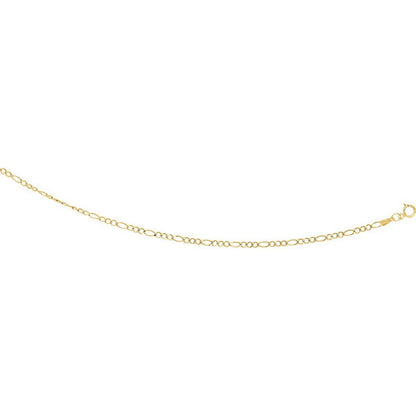 Cadena Figaro Rombos 55cm X 2 Mm Oro 14