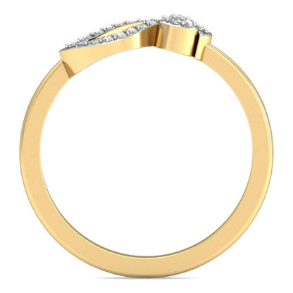 Anillo Hoja De Luz Joyería M De León Oro 10k + Regalo