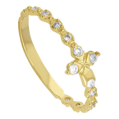 Anillo Churumbela Delgado En Oro De 10 K + Obsequio + Envio