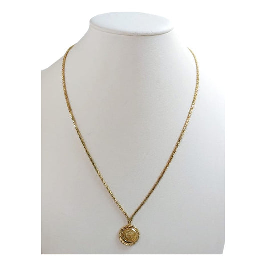 Cadena Dije Boleado Oro 14 K. + Obsequio