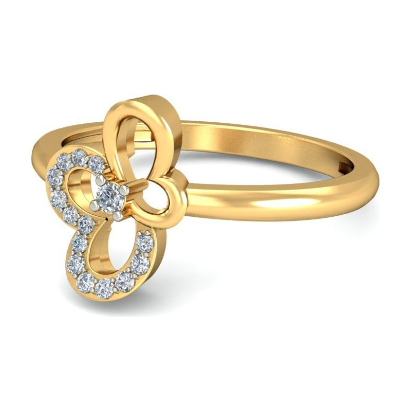 Anillo Mariposa  Ensueño Joyería M De León Oro 10k + Regalo