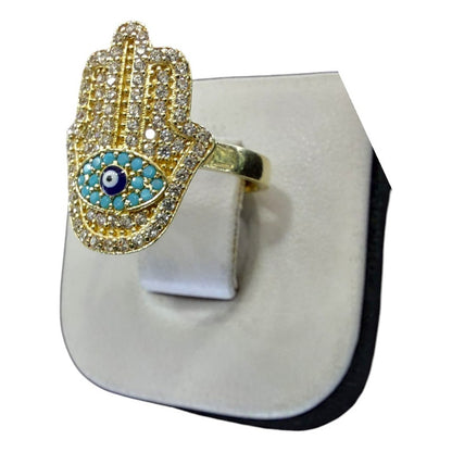 Anillo Jamsa Joyería M De León Oro 10k + Regalo