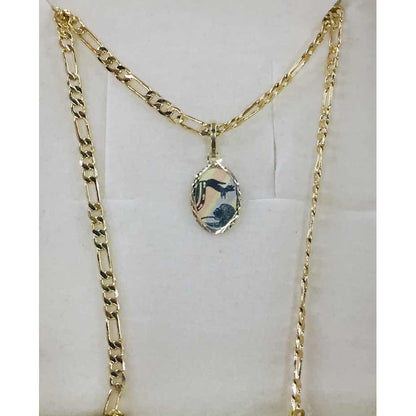 Medalla Bautizo 3 Oros 10 K + Obsequio + Envio