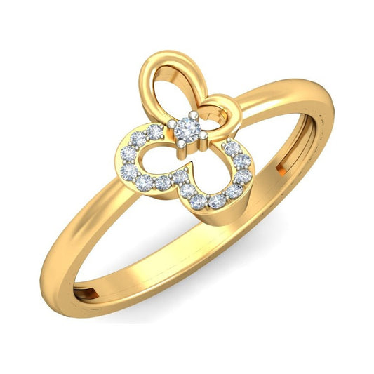 Anillo Mariposa  Ensueño Joyería M De León Oro 10k + Regalo