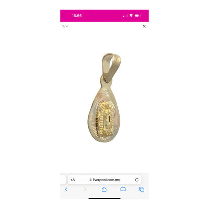 Medalla Virgen De Guadalupe Oro Florentino 14 K + Obsequio