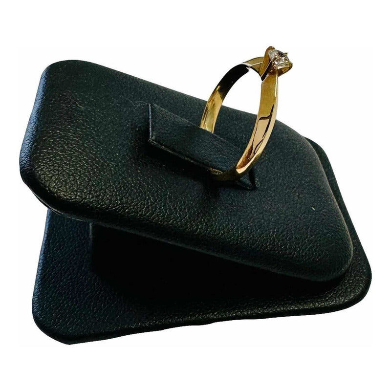 Anillo Compromiso Diamante Natural 0.24 Quilates Oro 14 K