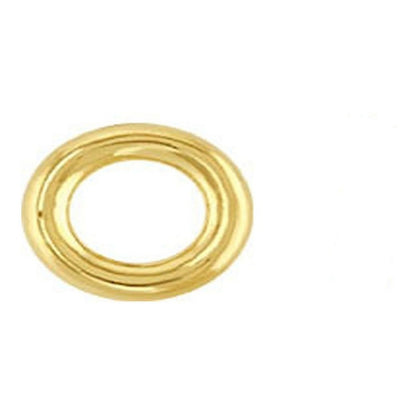 Broquel Mini Aro Liso En Oro De 10 K + Obsequio + Envío