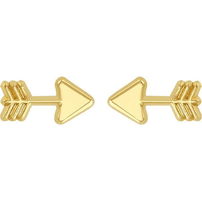 Broquel Flecha En Oro De 10 K + Obsequio + Envío