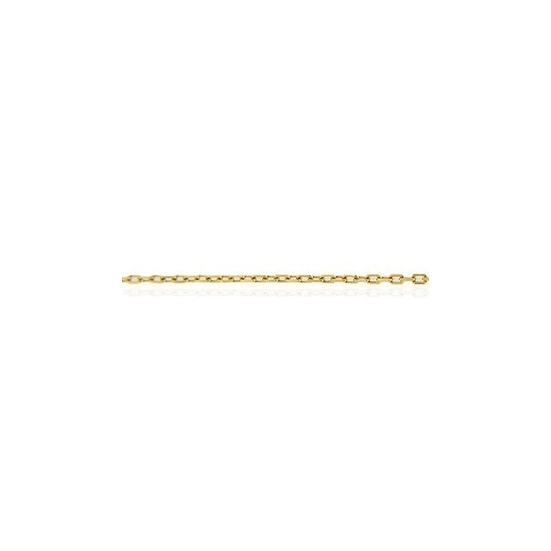 Cadena Tejido Ancla Delgada 45cm Por 1mm Oro 14 K+obsequio