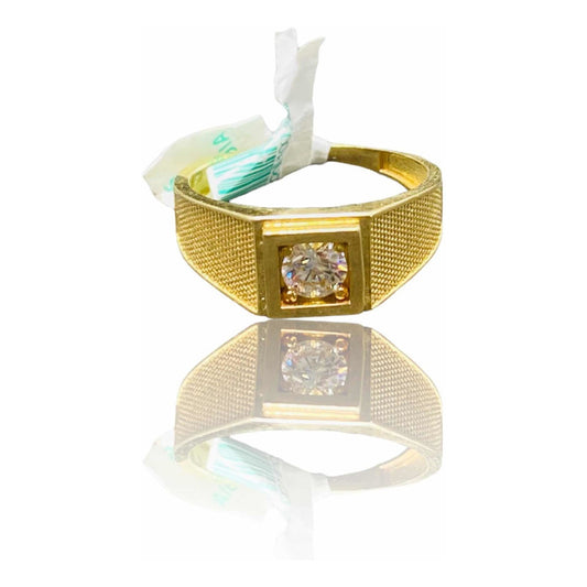 Elegante Anillo En Oro De 10 Kilates+regalo