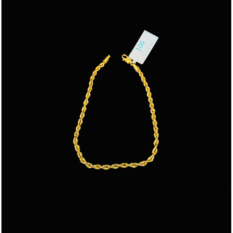 Pulsera Torsal 21 Cm X 3 Mm Oro De 10 Kilates + Obsequio