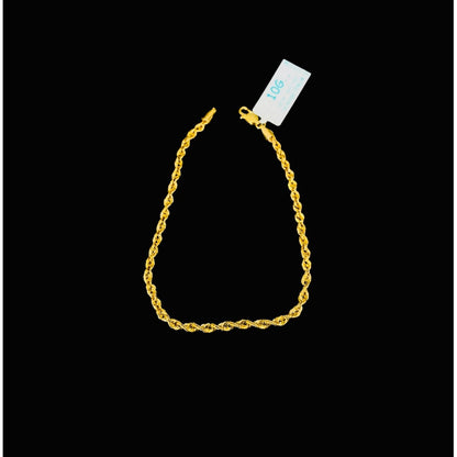 Pulsera Torsal 21 Cm X 3 Mm Oro De 10 Kilates + Obsequio