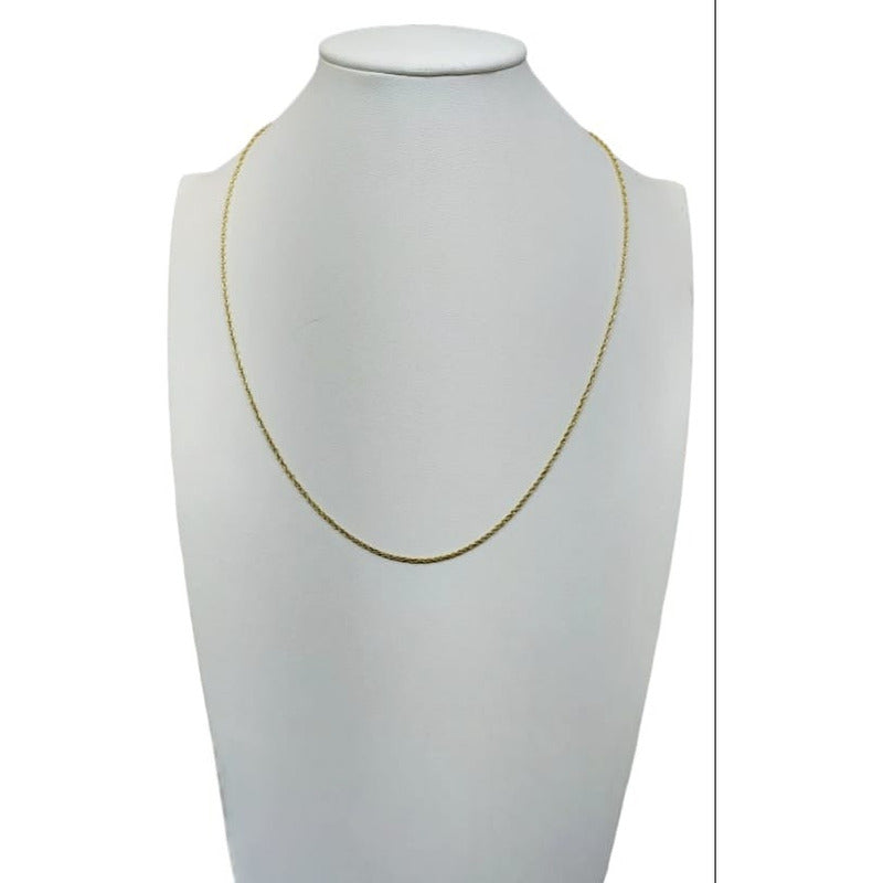 Cadena  Entrelazado Oro 14 K. + Obsequio