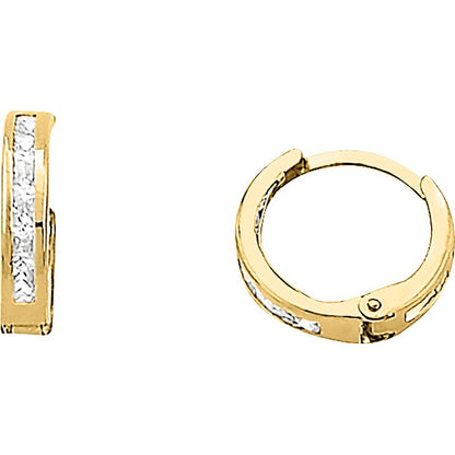 Huggies Circonias Oro 10 K + Obsequio + Envío