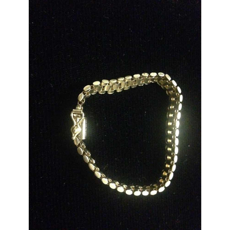 Juego Pulsera Y Anillo Rolex Oro 14 K