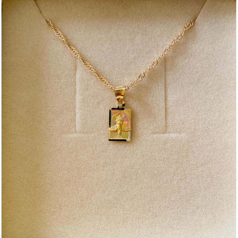 Collar Bautizo Espiritu Santo Oro 10 K + Obsequio + Envio