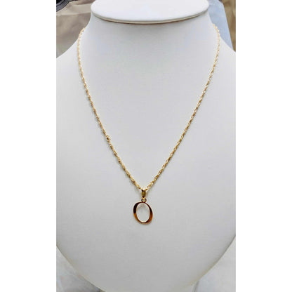Dije Inicial Letra O Oro 14 K + Obsequio + Envio