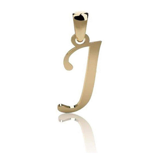 Dije Inicial Letra J Oro 14 K + Obsequio + Envio