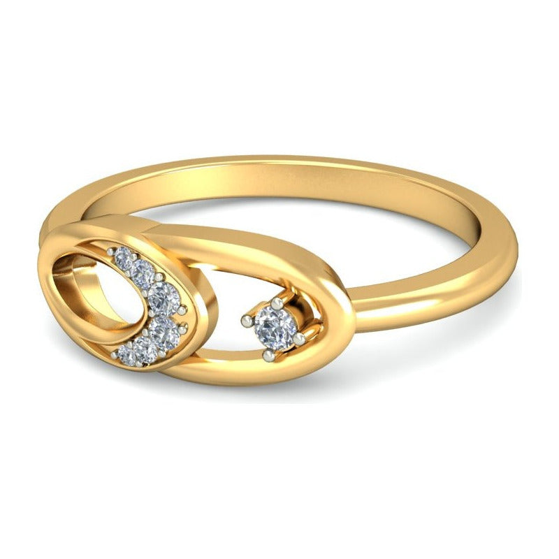 Anillo Óvalo Soñador Joyería M De León Oro 10k + Regalo