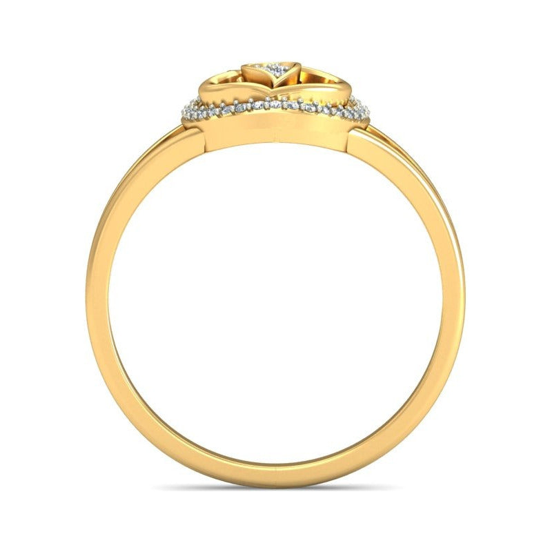 Anillo Lluvia De Amor Joyería M De León Oro 10k + Regalo