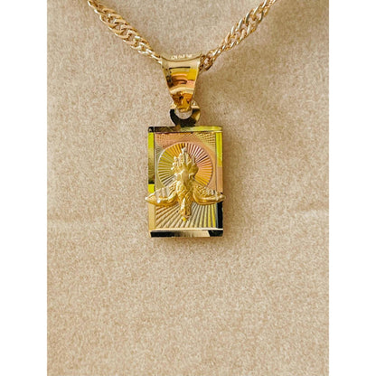 Collar Bautizo Espiritu Santo Oro 10 K + Obsequio + Envio