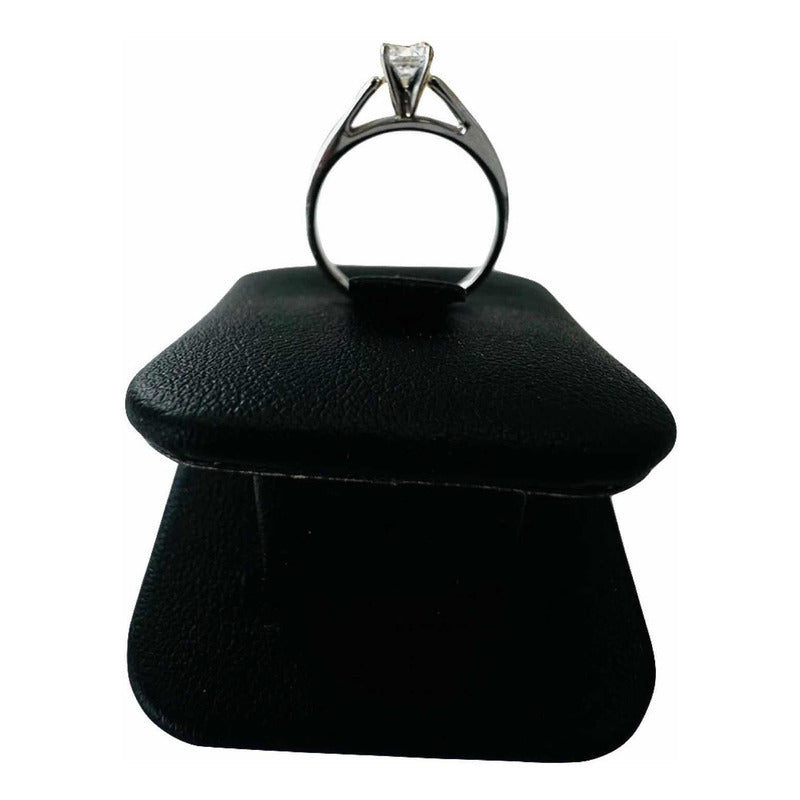 Anillo Compromiso Circonia 5 Mm Oro 14 K + Obsequio