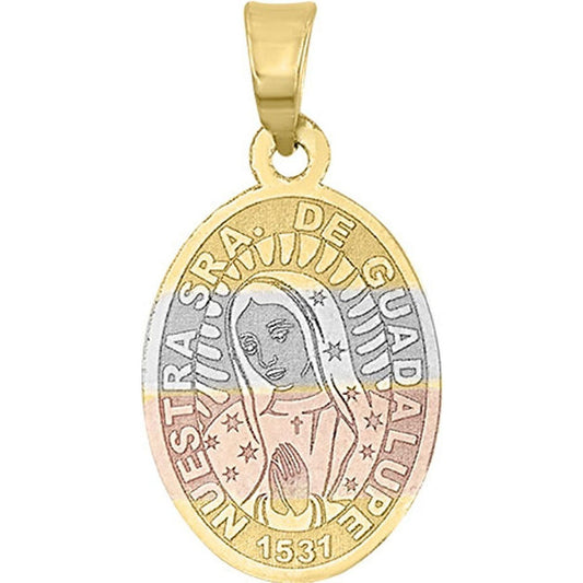 Kit Cadena Con Medalla Nuestra Señora G. Oro 10k+ Obsequio