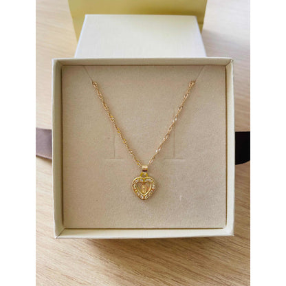 Medalla Mini Corazón En Oro De 10 K + Obsequio + Envio