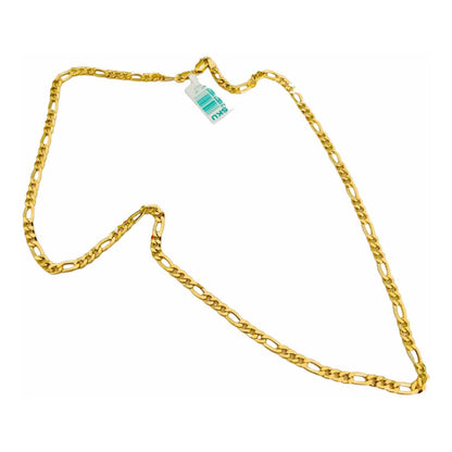 Cadena Planchada 60cmx4mm En Oro De 10 Kilates + Obsequio