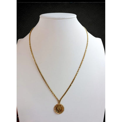 Cadena Dije Boleado Oro 14 K. + Obsequio