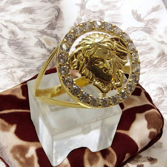 Anillo Versace Joyería M De Leon Oro 14k + Regalo
