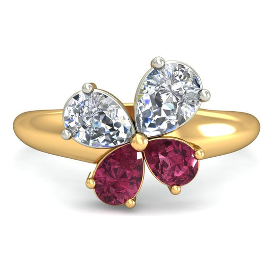 Anillo Mariposa De Luz Joyería M León Oro 10k + Regalo