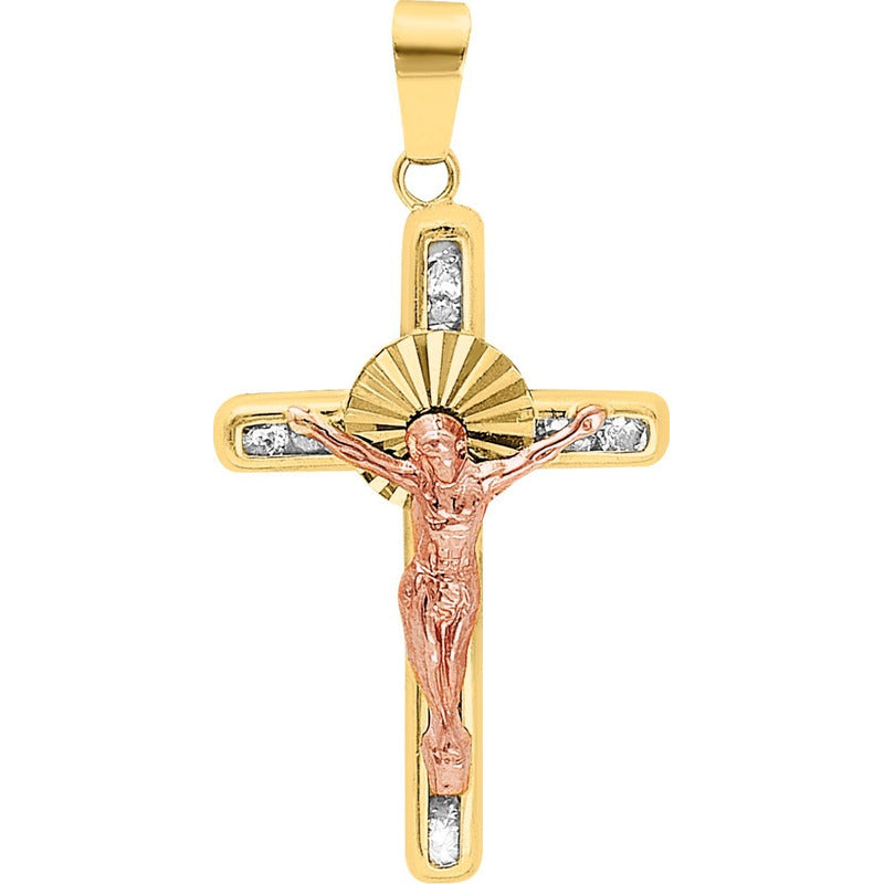 Kit Cadena Singapur +  Cruz Cristo Rojo 10k + Obsequio