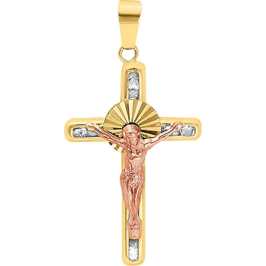 Kit Cadena Singapur +  Cruz Cristo Rojo 10k + Obsequio