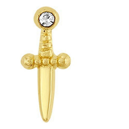 Broquel Daga En Oro De 10 K + Obsequio + Envío